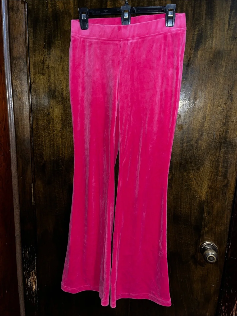 Authentic Juicy Couture Hot Pink Velour Tracksuit Set
